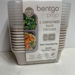 Bentgo Prep 2-Compartment Snack Container Set of 10